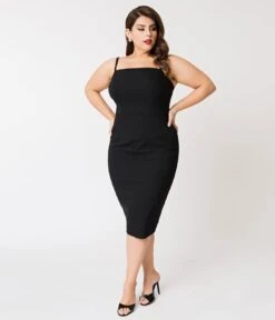 Barbie™ X Unique Vintage Black Magic Sheath Dress & Cape Set -Pleaser Clothing Store barbiea x unique vintage black magic sheath dress cape set 947838