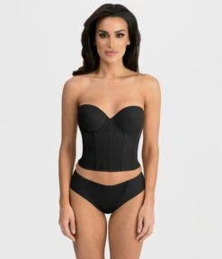 Black Backless Strapless Brie Bridal Bra