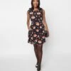 Black Fox Fit & Flare Dress