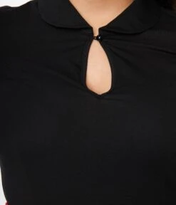 Black Keynote Top -Pleaser Clothing Store black keynote top 583937