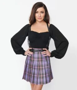 Black Leatherette Suspender Belt -Pleaser Clothing Store black leatherette suspender belt 242736