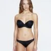 Black Low Plunge Strapless Margeau Bra