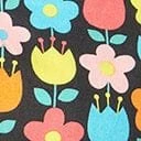 Black & Multicolor Floral Fit & Flare Dress 4 Black & Multicolor Floral Fit & Flare Dress - Image 4