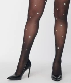 Black Pearl Tights -Pleaser Clothing Store black pearl tights 529127
