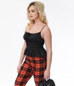 Black Peplum Crop Top -Pleaser Clothing Store black peplum crop top 104877