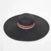 Black & Rainbow Ribbon Sun Hat