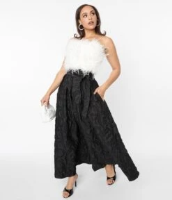 Black Textured Sashed Maxi Skirt -Pleaser Clothing Store black textured sashed maxi skirt 181048