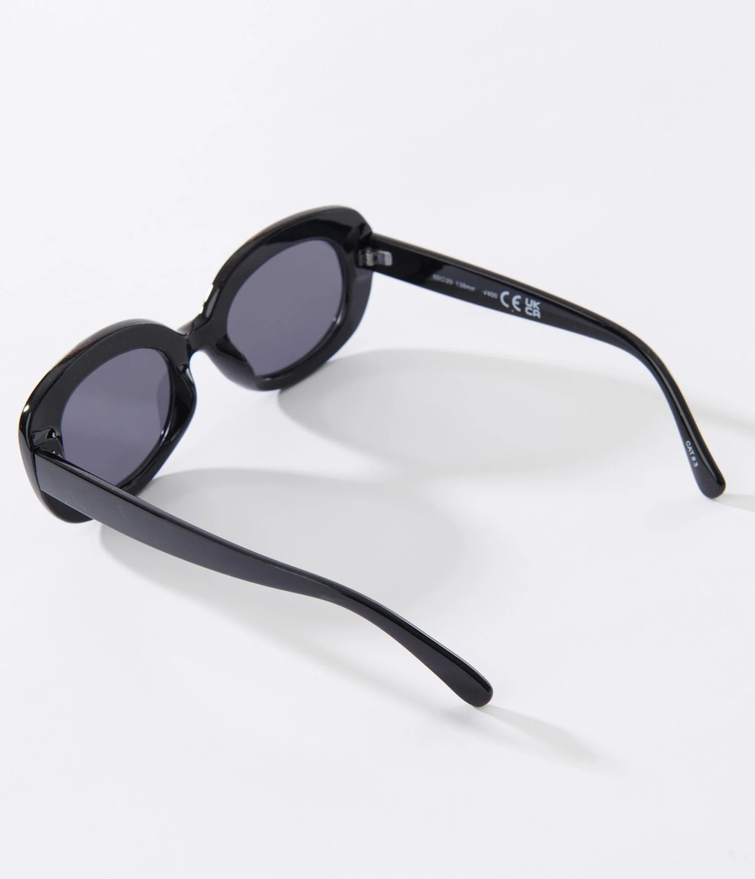 Black Tinted Oval Sunglasses 2 Black Tinted Oval Sunglasses - Image 2