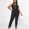 Black Tuxedo Jumpsuit