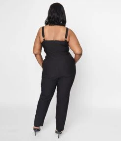 Black Tuxedo Jumpsuit -Pleaser Clothing Store black tuxedo jumpsuit 392145
