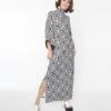 Black & White Mod About You Maxi Dress