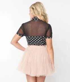 Blush Pink Pleated Tulle Skirt 6 Blush Pink Pleated Tulle Skirt -Pleaser Clothing Store blush pink pleated tulle skirt 867862