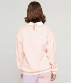 Cakeworthy Pink Minnie Mouse Comic Collared Sweatshirt -Pleaser Clothing Store cakeworthy pink minnie mouse comic collared sweatshirt 540203