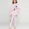 Cakeworthy Pink & Purple Colorblock Minnie Mouse Joggers