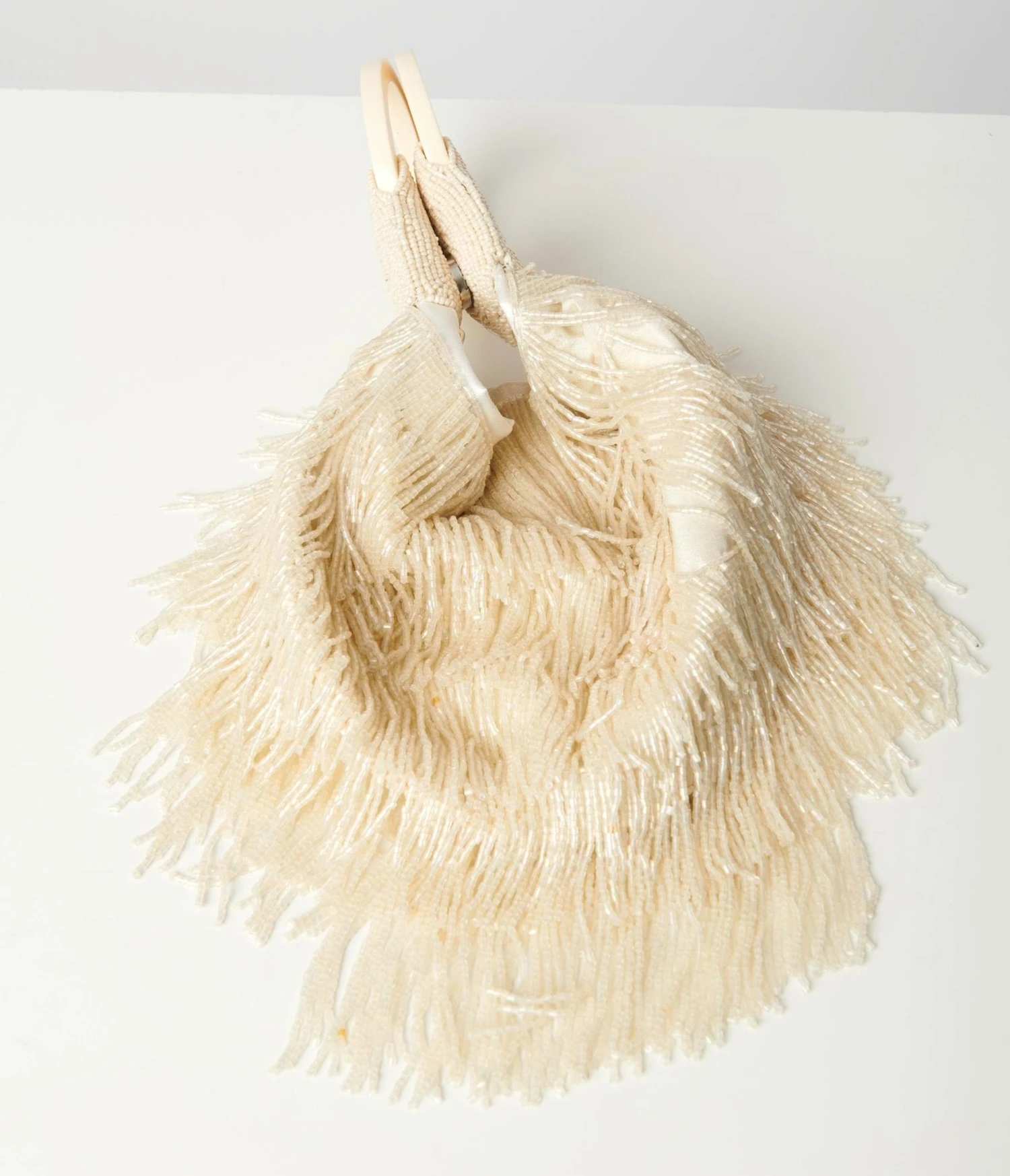 Champagne Beaded Fringe Wristlet 3 Champagne Beaded Fringe Wristlet - Image 3