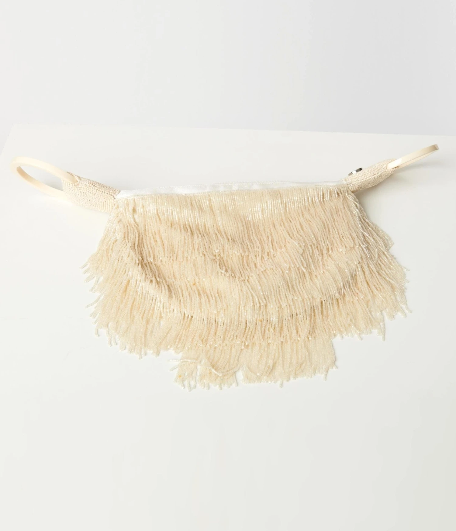 Champagne Beaded Fringe Wristlet 2 Champagne Beaded Fringe Wristlet - Image 2