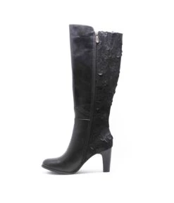 Chelsea Crew Black Floral Knee High Geller Boots 5 Chelsea Crew Black Floral Knee High Geller Boots -Pleaser Clothing Store chelsea crew black floral knee high geller boots 490936