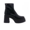Chelsea Crew Black Leather Platform Vanson Boots