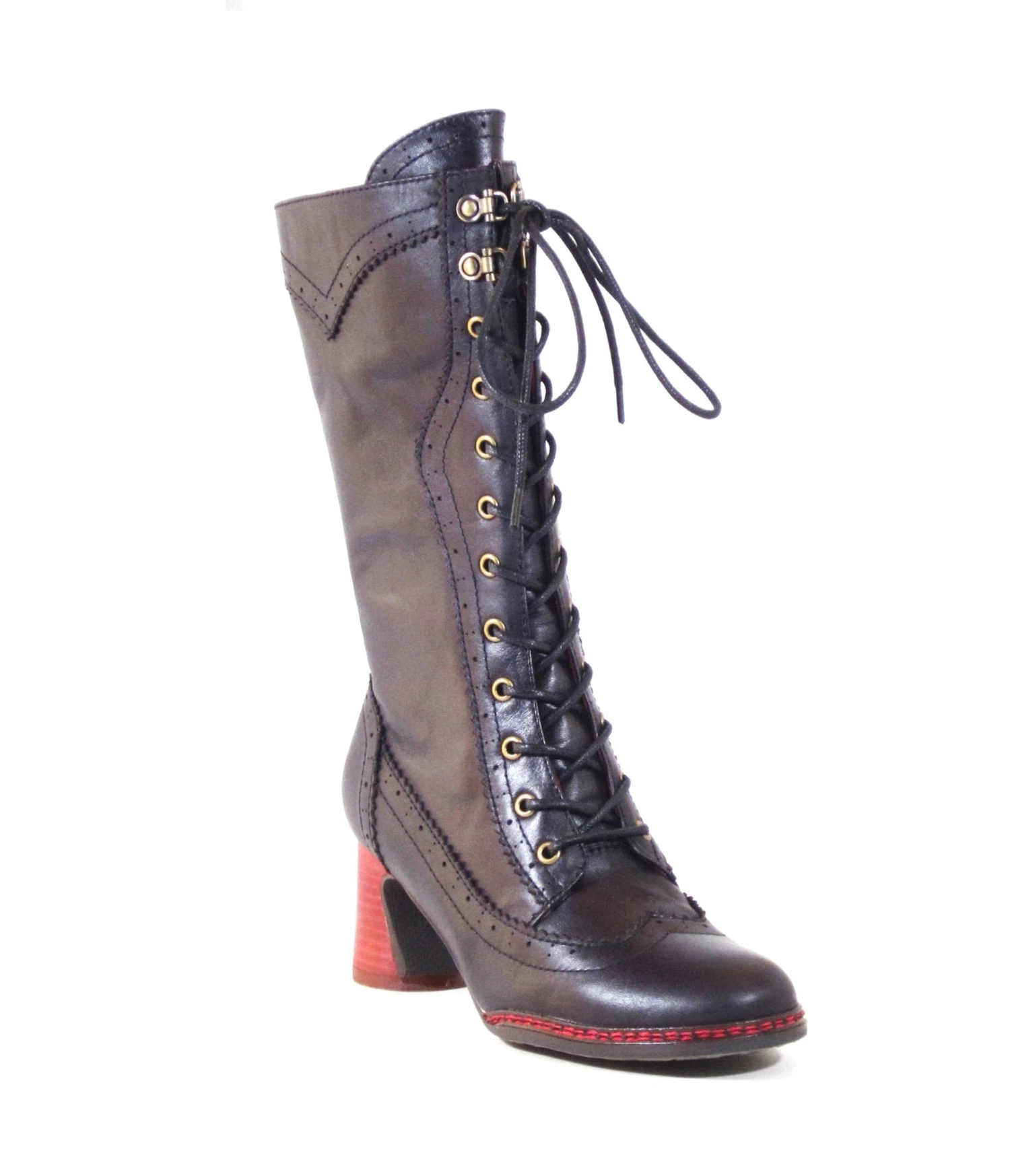 Chelsea Crew Black Leatherette Knee High Gaston Boots 1 Chelsea Crew Black Leatherette Knee High Gaston Boots