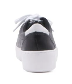 Chelsea Crew Black & White Leather Uganda Sneakers -Pleaser Clothing Store chelsea crew black white leather uganda sneakers 915368