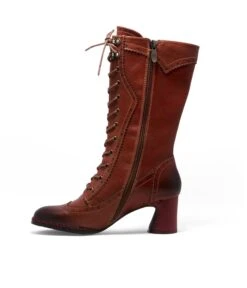 Chelsea Crew Brown Leatherette Knee High Gaston Boots -Pleaser Clothing Store chelsea crew brown leatherette knee high gaston boots 635554