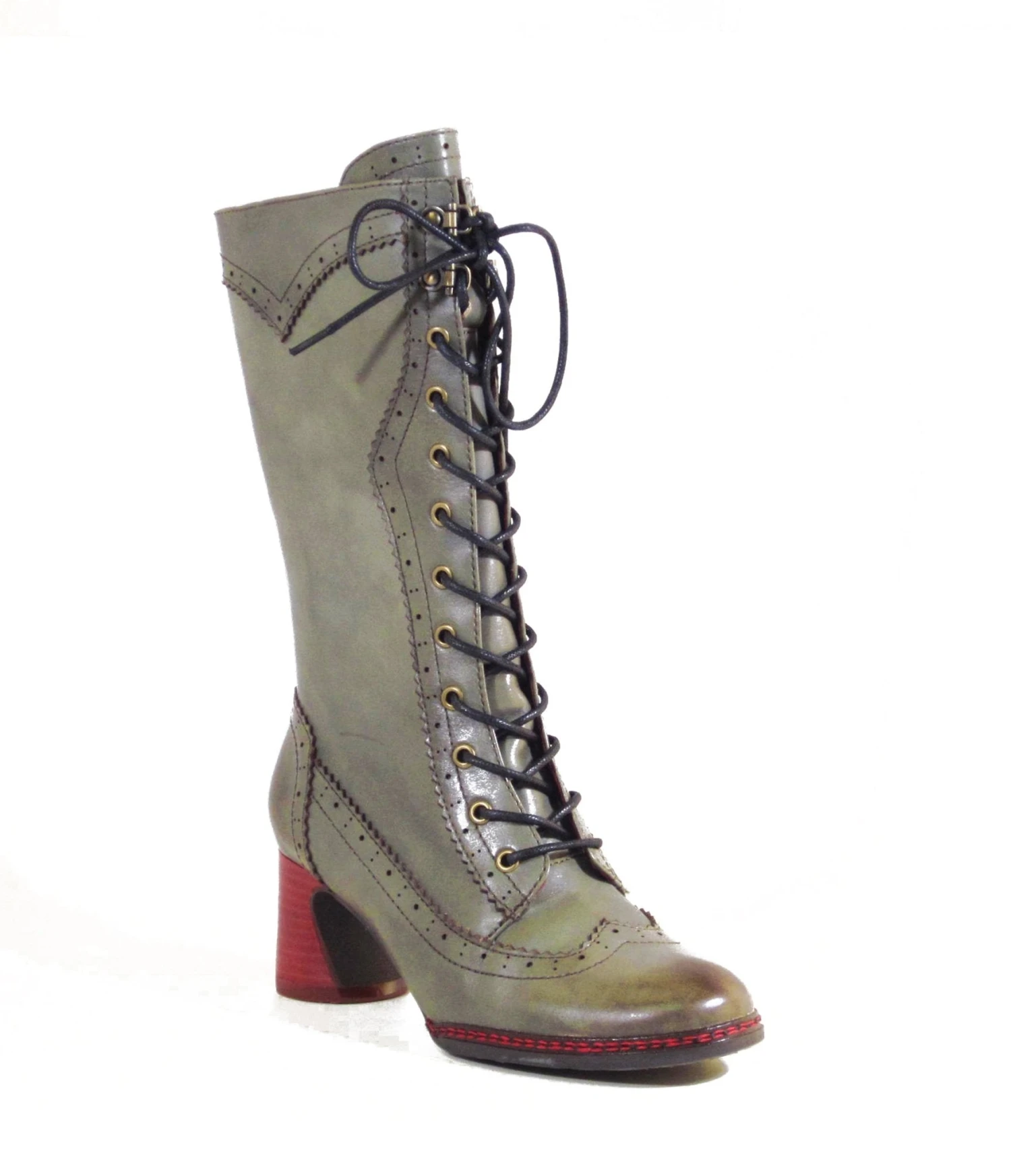 Chelsea Crew Green Leatherette Knee High Boots 1 Chelsea Crew Green Leatherette Knee High Boots