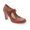 Chelsea Crew Rust Leatherette Mary Jane Madeline Heels