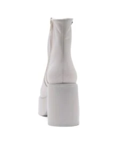 Chelsea Crew White Leather Platform Vanson Boots -Pleaser Clothing Store chelsea crew white leather platform vanson boots 146460