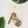 Cream Anchors Away Fitted Graphic Tee