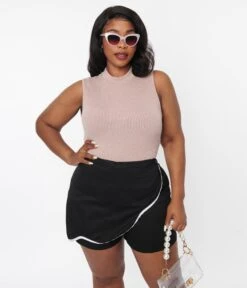 Dusty Mauve Ribbed Mock Neck Top -Pleaser Clothing Store dusty mauve ribbed mock neck top 357624