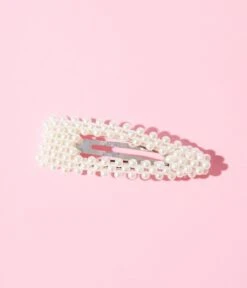 Faux Pearl Triangle Barrette 5 Faux Pearl Triangle Barrette -Pleaser Clothing Store faux pearl triangle barrette 664574