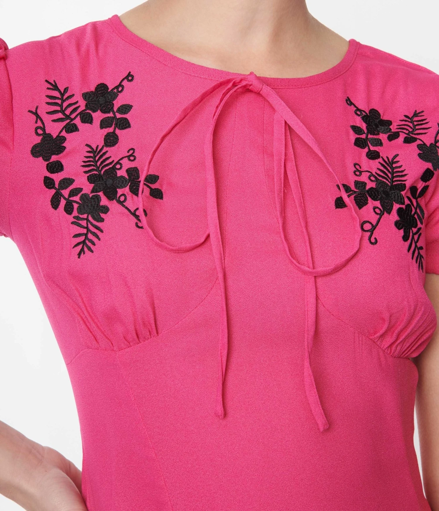 Fuschia Ava Swing Dress 2 Fuschia Ava Swing Dress - Image 2