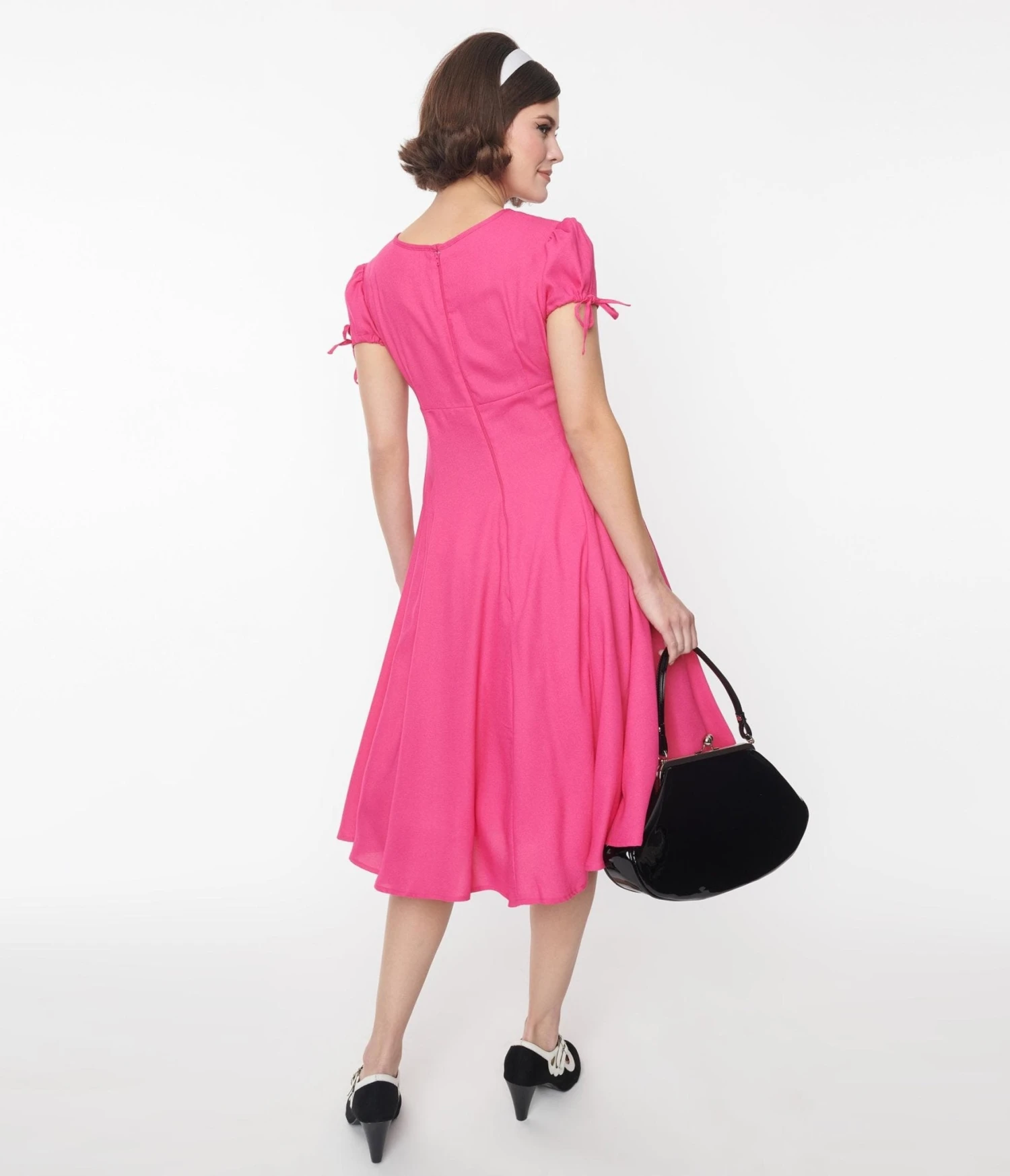 Fuschia Ava Swing Dress 3 Fuschia Ava Swing Dress - Image 3