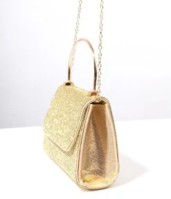 Gold Rhinestone Mirror Metallic Mini Handbag 5 Gold Rhinestone Mirror Metallic Mini Handbag -Pleaser Clothing Store gold rhinestone mirror metallic mini handbag 294938