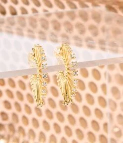 Gold & Silver Rhinestone Sandy Hoops -Pleaser Clothing Store gold silver rhinestone sandy hoops 480262