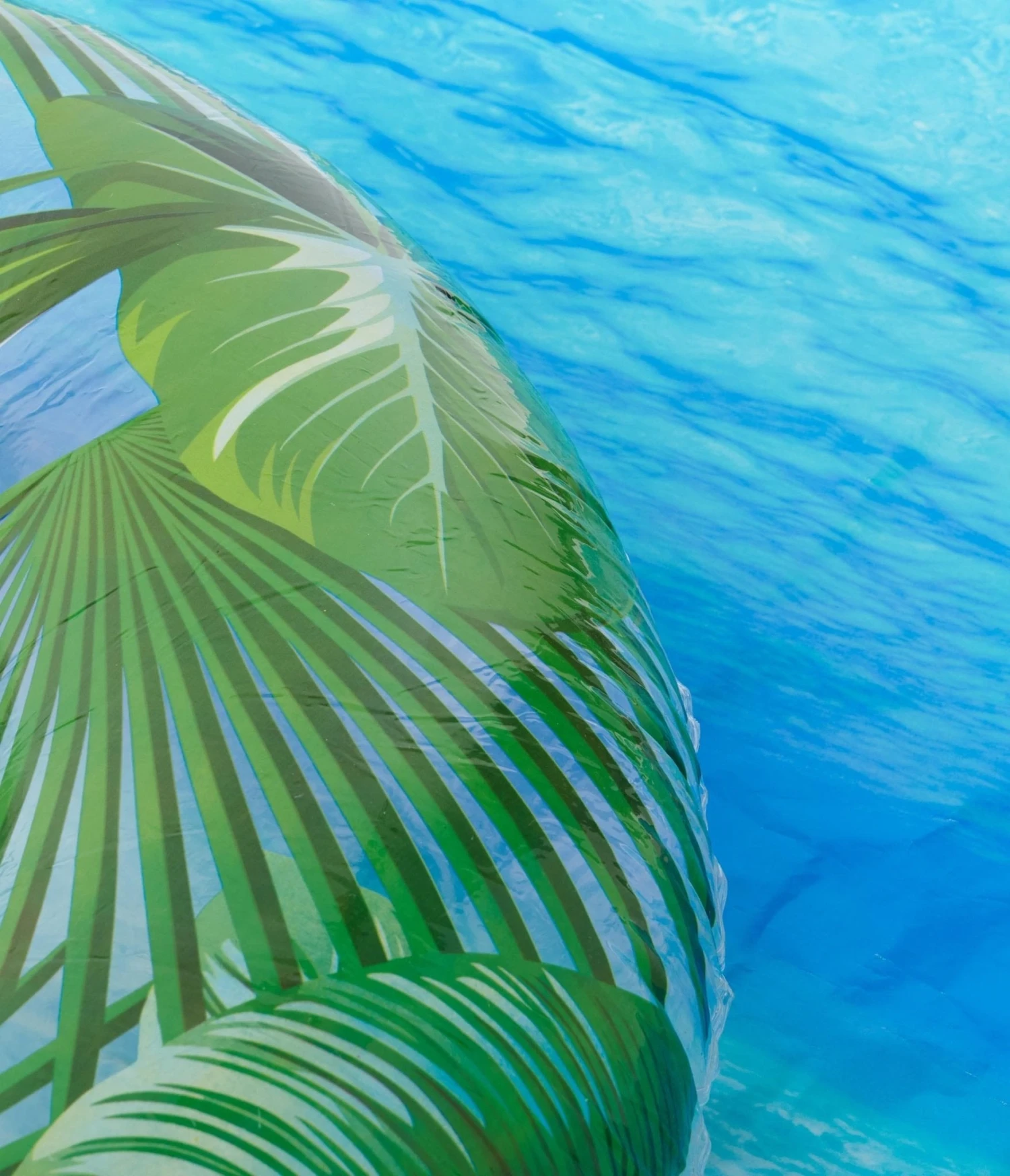 Green Palm Leaf Giant Inflatable Pool Float 2 Green Palm Leaf Giant Inflatable Pool Float - Image 2