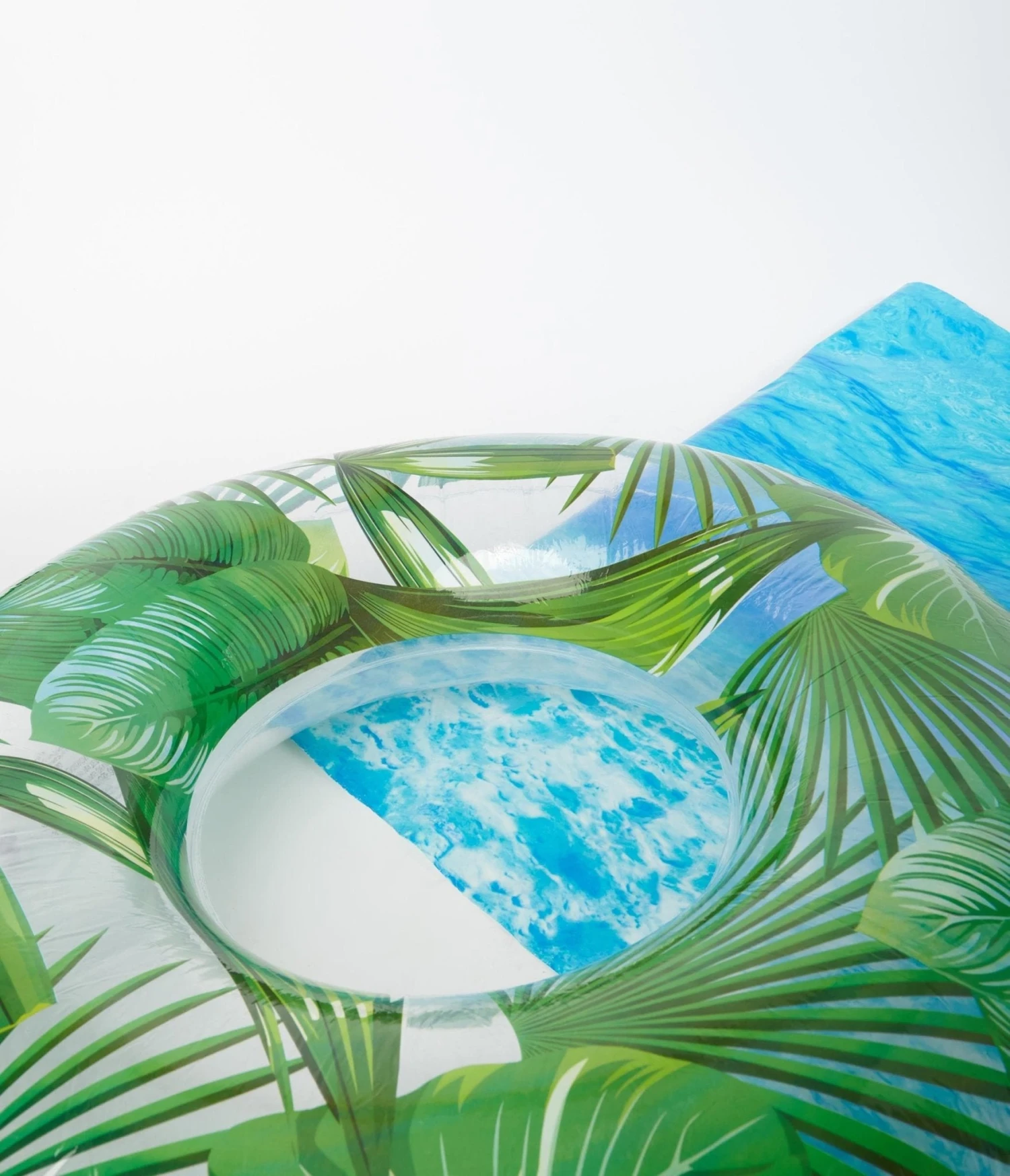 Green Palm Leaf Giant Inflatable Pool Float 5 Green Palm Leaf Giant Inflatable Pool Float - Image 5
