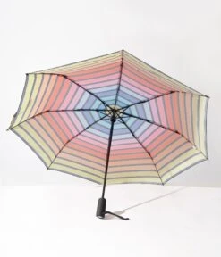 Horizontal Rainbow Everyday Umbrella -Pleaser Clothing Store horizontal rainbow everyday umbrella 598874