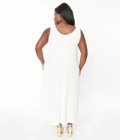 Ivory Slip Maxi Dress -Pleaser Clothing Store ivory slip maxi dress 527933