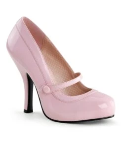 PLEASER Light Pink Patent Leatherette Cutie Pie Pumps