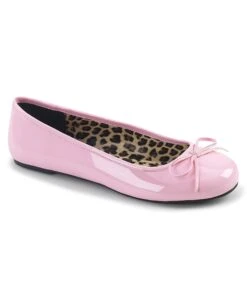 PLEASER Light Pink Patent Leatherette Flats