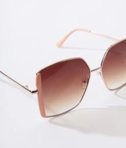 Light Pink Square Sunglasses -Pleaser Clothing Store light pink square sunglasses 528128