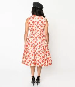 Light Pink Strawberry Love Swing Dress 5 Light Pink Strawberry Love Swing Dress -Pleaser Clothing Store light pink strawberry love swing dress 845472