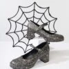 Lulu Hun Spiderweb Sandy Jane Heels