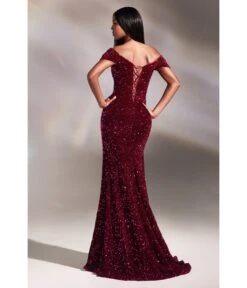 Cinderella Divine Magenta Sequin Sweetheart Glamour Prom Gown -Pleaser Clothing Store magenta sequin sweetheart glamour prom gown 929734