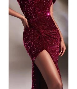 Cinderella Divine Magenta Sequin Sweetheart Glamour Prom Gown -Pleaser Clothing Store magenta sequin sweetheart glamour prom gown 956846