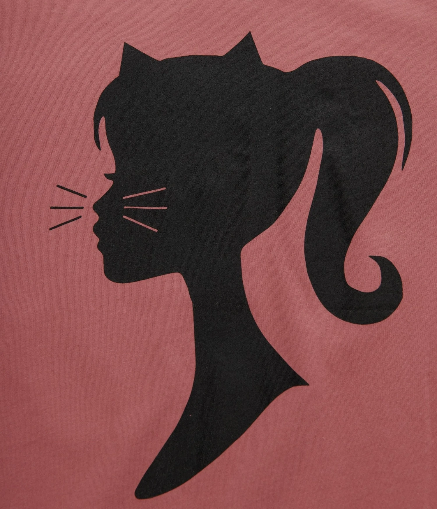 Mauve Pretty Kitty Unisex Graphic Tee 2 Mauve Pretty Kitty Unisex Graphic Tee - Image 2