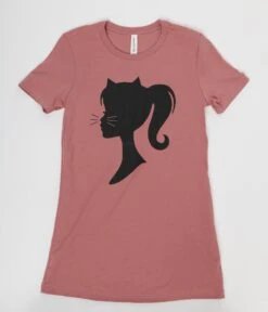 Mauve Pretty Kitty Unisex Graphic Tee 7 Mauve Pretty Kitty Unisex Graphic Tee -Pleaser Clothing Store mauve pretty kitty unisex graphic tee 669961