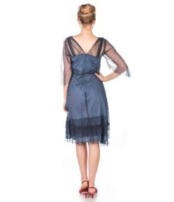 Nataya Indigo Vintage Style Flapper Dress 7 Nataya Indigo Vintage Style Flapper Dress -Pleaser Clothing Store nataya indigo vintage style flapper dress 626927