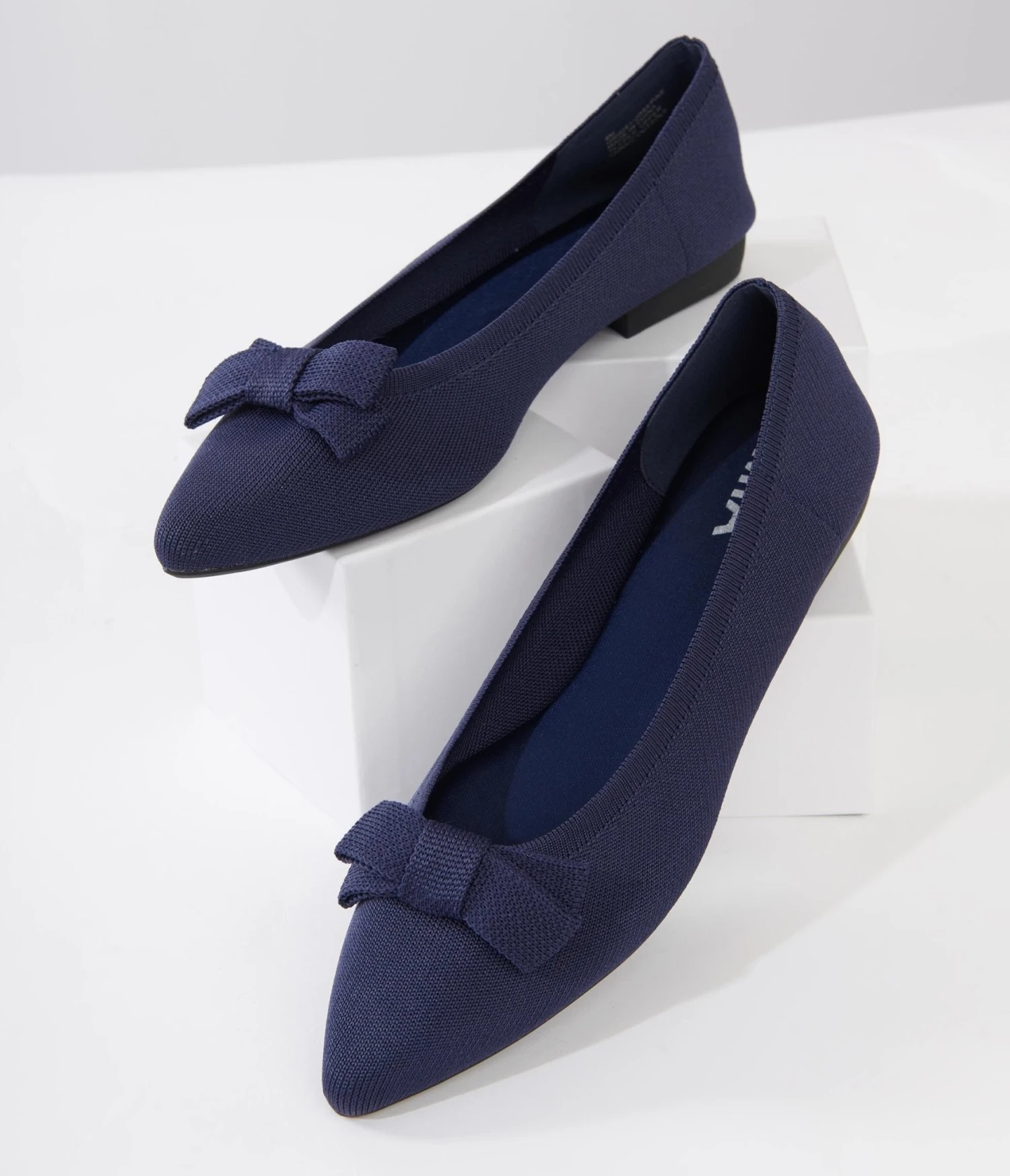 Navy Blue Josefine Flats 1 Navy Blue Josefine Flats